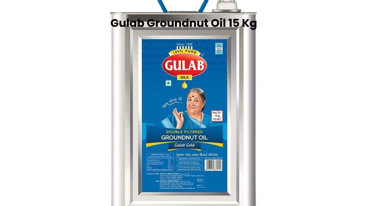 Gulab Groundnut Oil 15 Kg Price