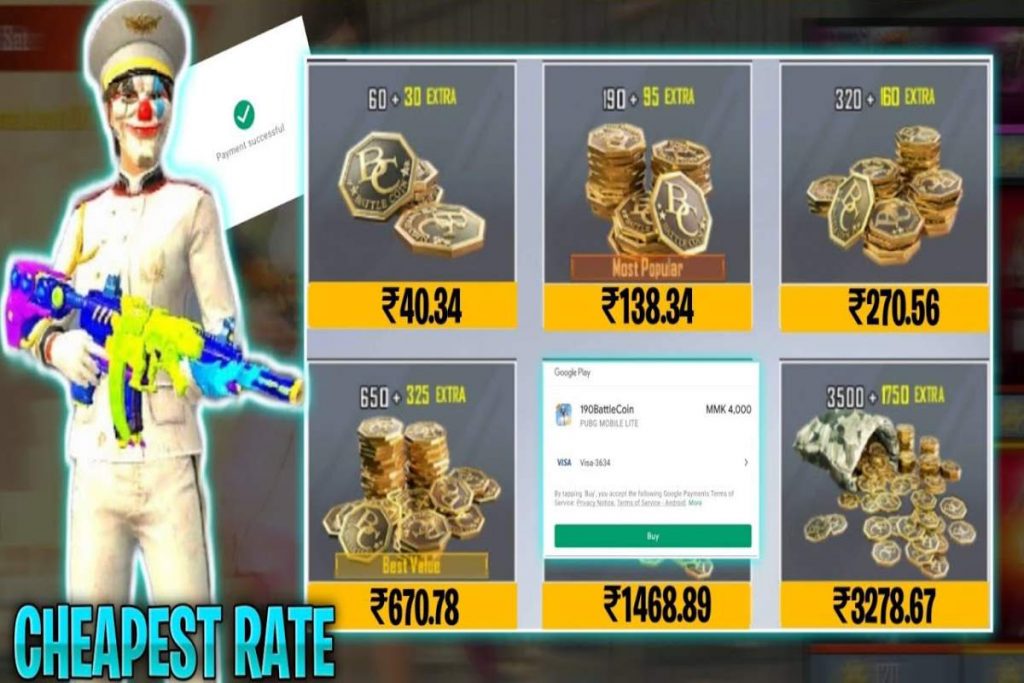 Pubg Lite Bc Purchase Paytm