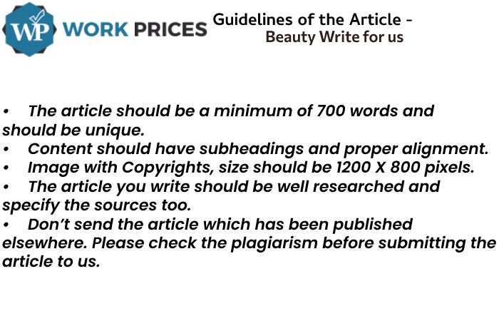 guidelines of work prices