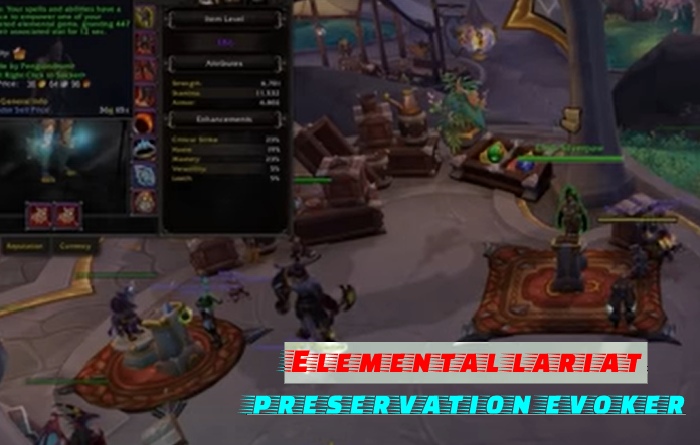 Making an Elemental lariat preservation evoker  in World of Warcraft Dragonflight