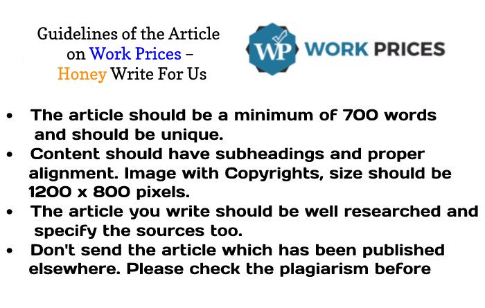 Guidelines of the Article – Honey Write For Us