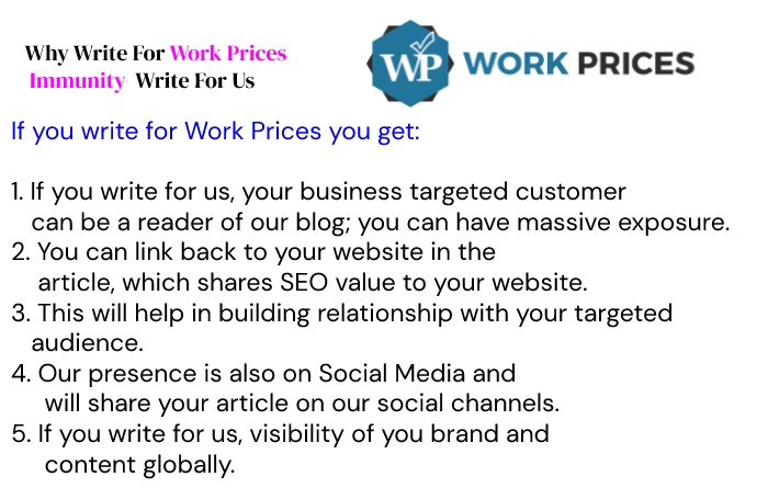 Why Write For Work Prices - Immunity Write For