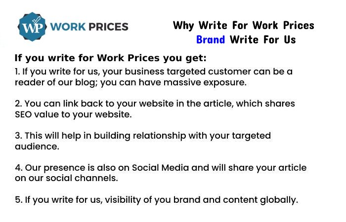 Why to Write for Us – Brand Write For Us